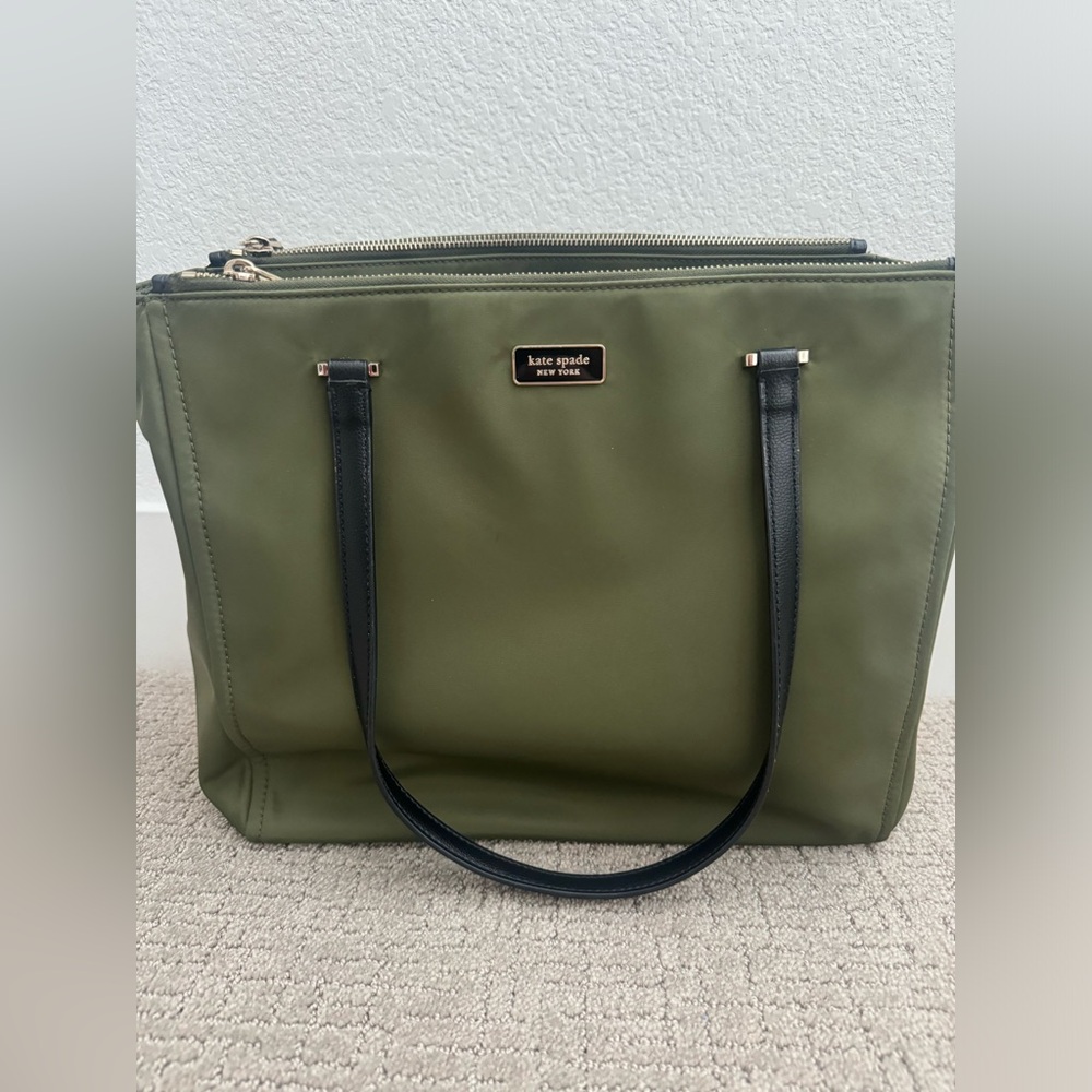 Kate Spade Olive Green Tote